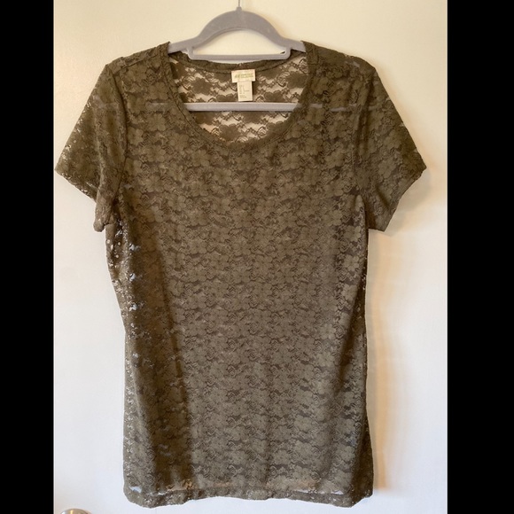 Floral Lace Shirt - Picture 2 of 5